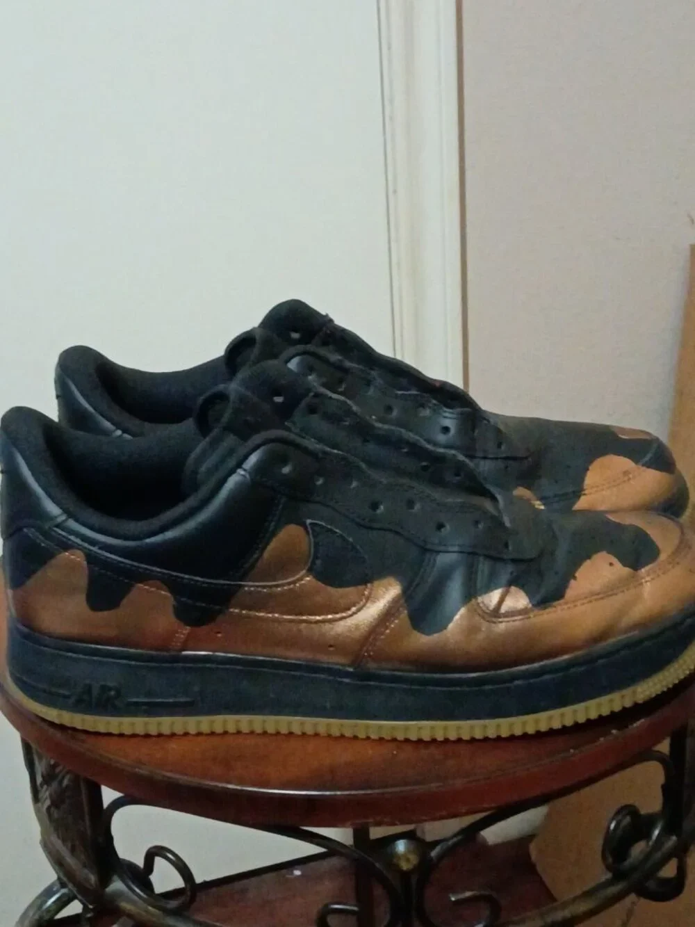 Nike Air Force 1 Low '07 Mens Size 11 Lifestyle Shoes Black Gum 2022 DZ4404-001